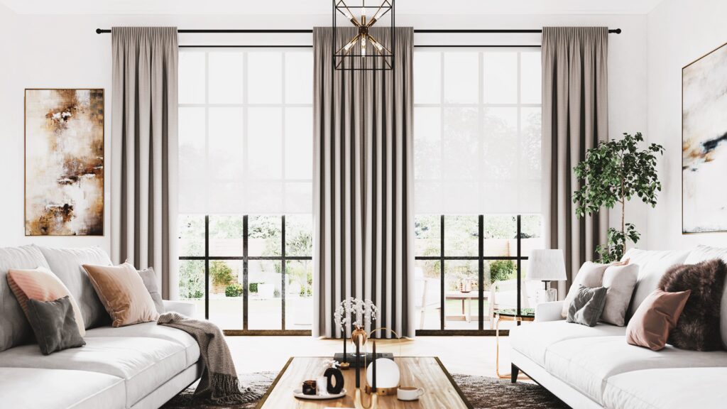 Large window curtain idea